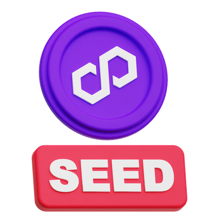Semilla de polígono  3D Icon