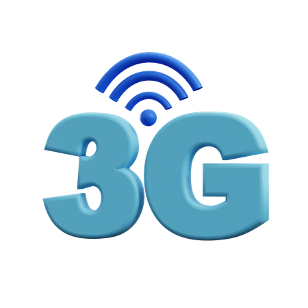 Señal 3G  3D Icon