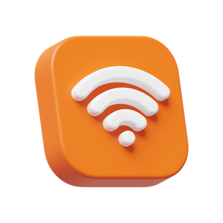 Señal de conexión wifi  3D Icon