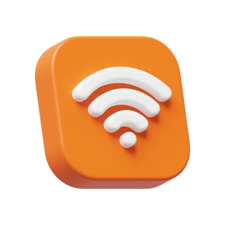 Señal de conexión wifi  3D Icon