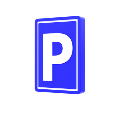 Señal de estacionamiento  3D Icon