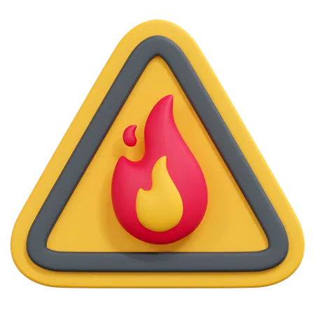 Señal de fuego  3D Icon