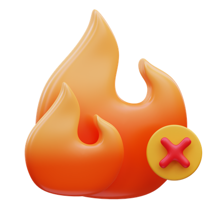 Señal de fuego  3D Icon