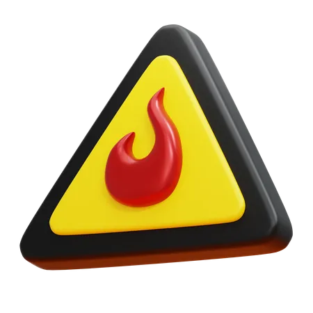 Señal de fuego  3D Icon