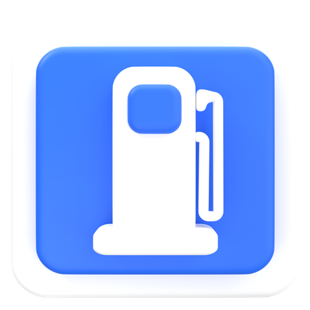 Señal de gas  3D Icon