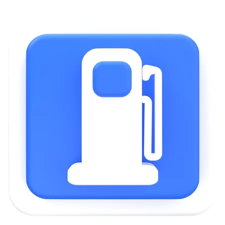 Señal de gas  3D Icon