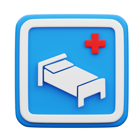 Signo de hospital  3D Icon