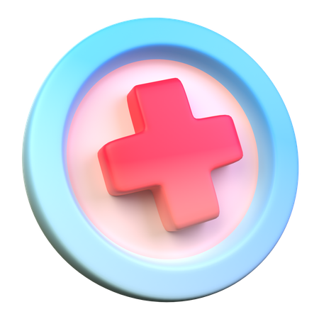 Signo de hospital  3D Icon