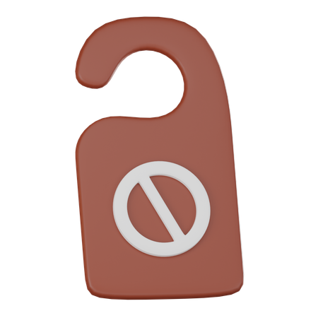 No molestar señal  3D Icon