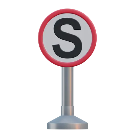 Señal de stop  3D Icon