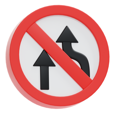 Señal de prohibido pasar  3D Icon