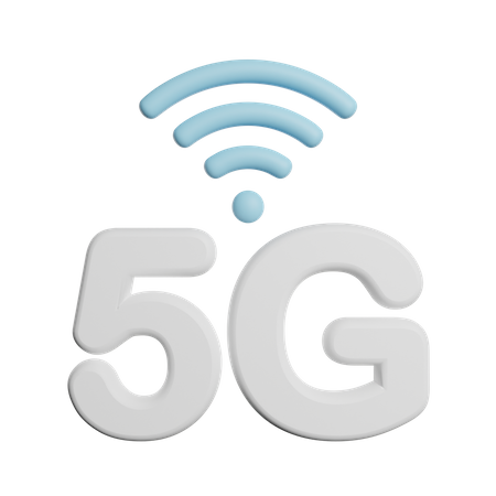 Señal de red 5g  3D Icon