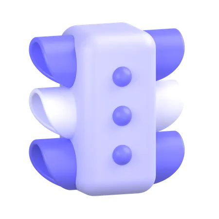 Tráfico  3D Icon