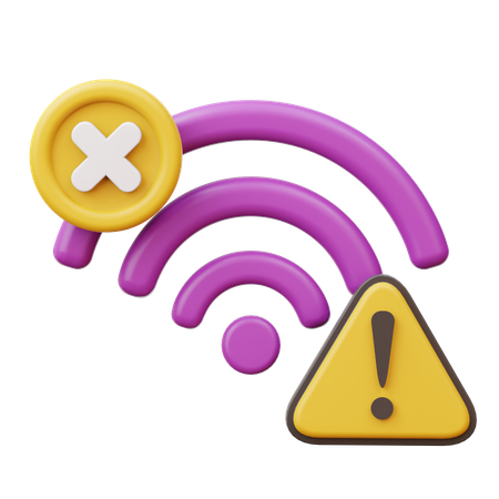 Sin señal  3D Icon