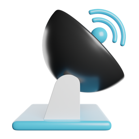 Señal satelital  3D Icon