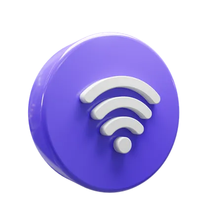 Señal wifi  3D Icon