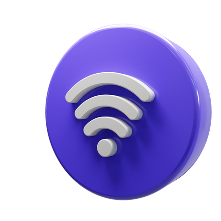 Señal wifi  3D Icon