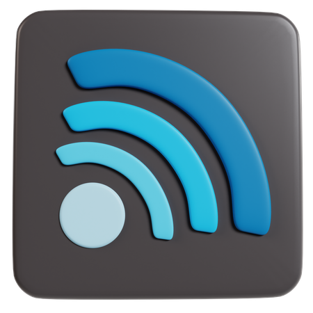 Señal wifi  3D Icon