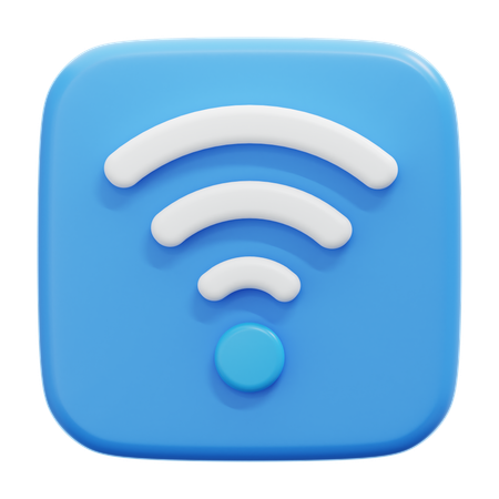 Señal wifi  3D Icon