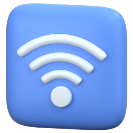 Señal wifi  3D Icon