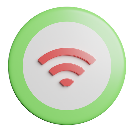 Señal wifi  3D Icon