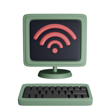 Señal wifi  3D Icon