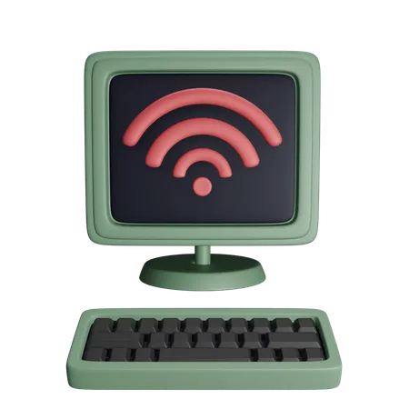 Señal wifi  3D Icon