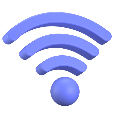 Señal wifi  3D Icon