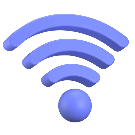 Señal wifi  3D Icon