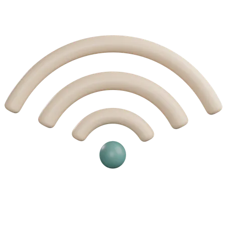 Señal wifi  3D Icon