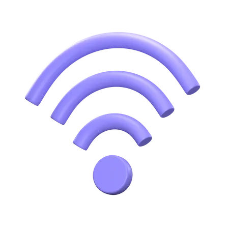 Señal wifi  3D Icon