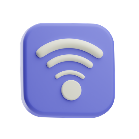 Señal wifi  3D Icon