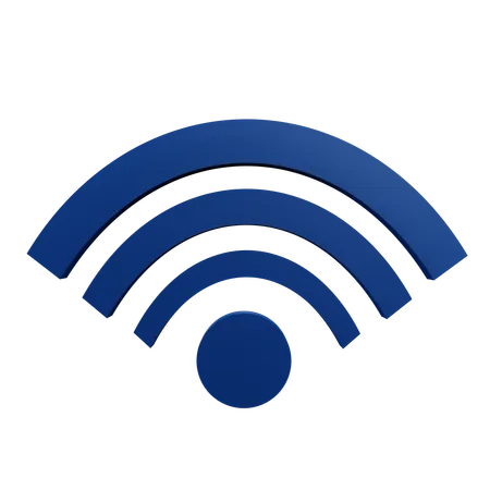 Señal wifi  3D Icon