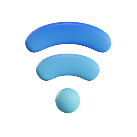 Señal wifi  3D Icon