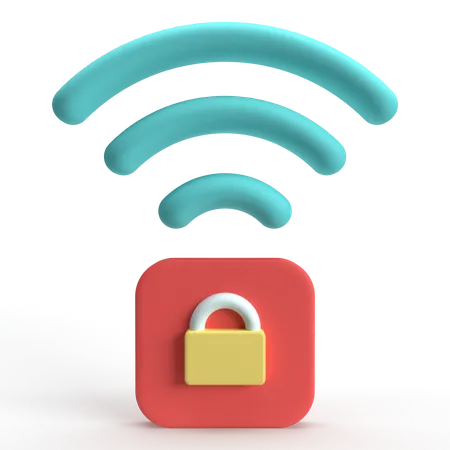 Señal wifi  3D Icon