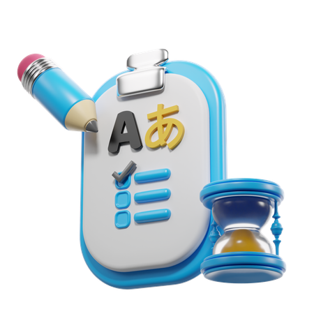 Señalando ejercicios cronometrados  3D Icon