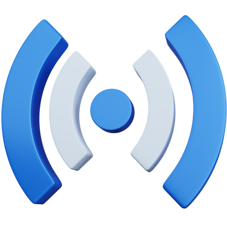 Señales WIFI  3D Icon