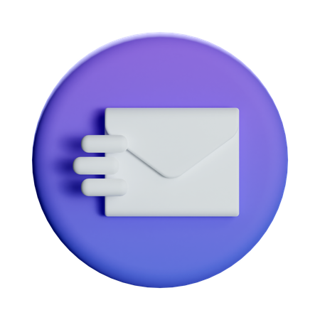 Send  3D Icon