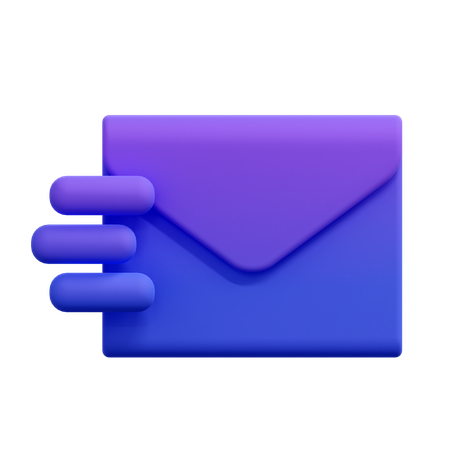 Send  3D Icon