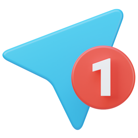 Send  3D Icon