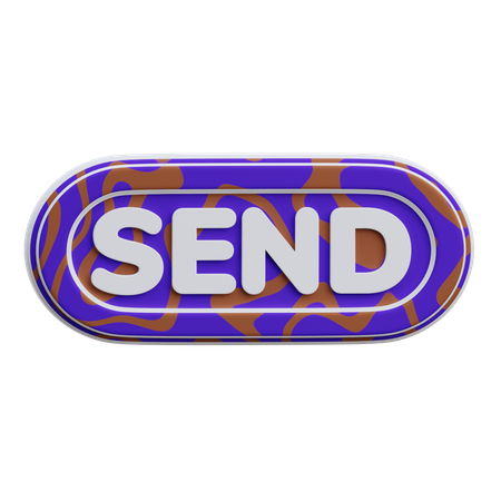 Send Button  3D Icon