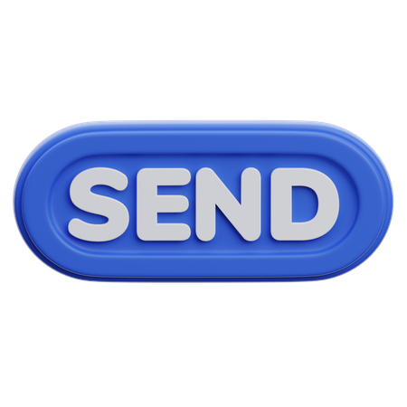 Send Button  3D Icon