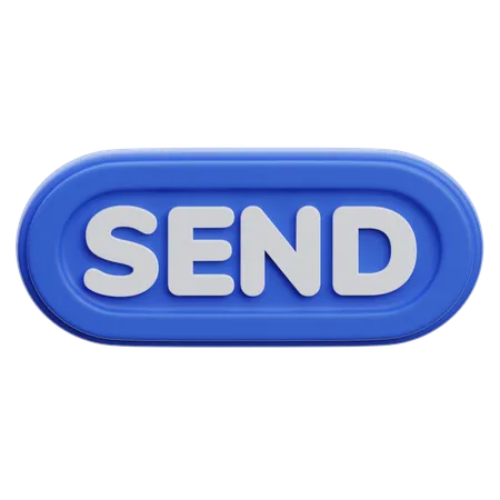 Send Button  3D Icon