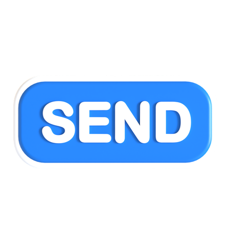 Send Button  3D Icon