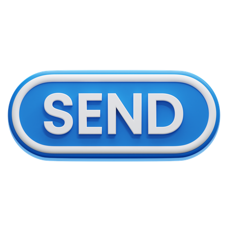 Send Button  3D Icon