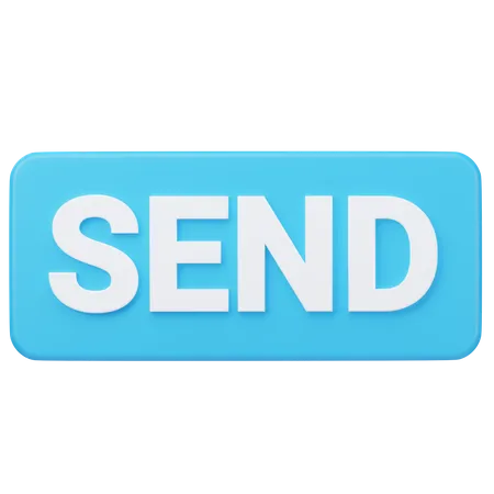 Send Button  3D Icon