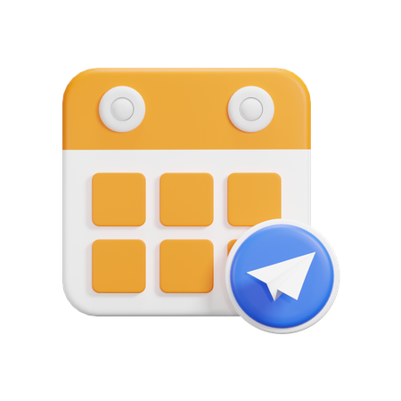 Send Calendar  3D Icon