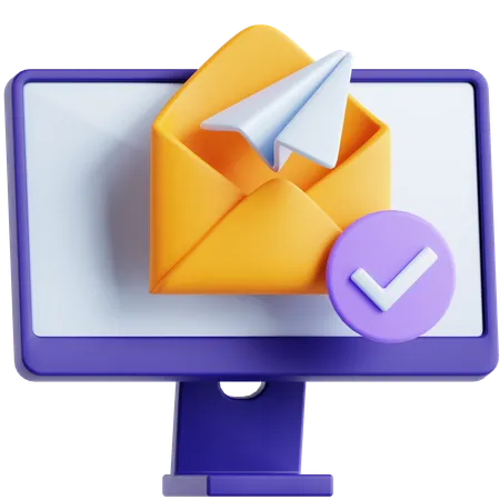 Send Email 3 D Icon 3D Icon