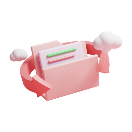Send Folder  3D Icon