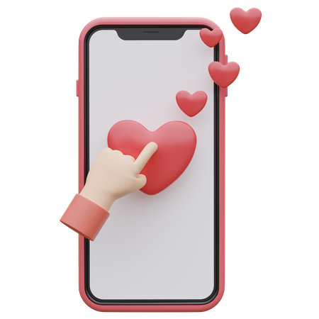 Send Love 3D Icon